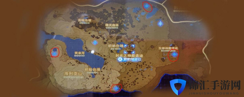 塞尔达四座神庙在哪