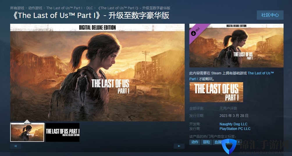 《最后的生还者Part1》Steam数字豪华版预购开启 定价449元