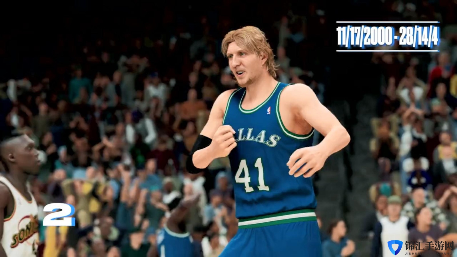 诺维斯基41号球衣退役 NBA2K官方发游戏版视频纪念