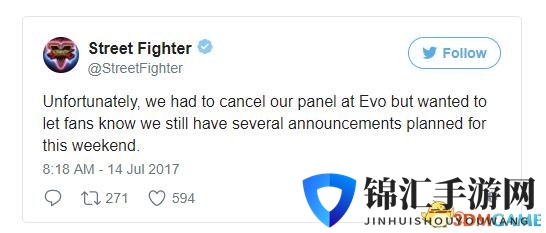 卡普空取消《街霸5》EVO座谈会 依然会公布新信息