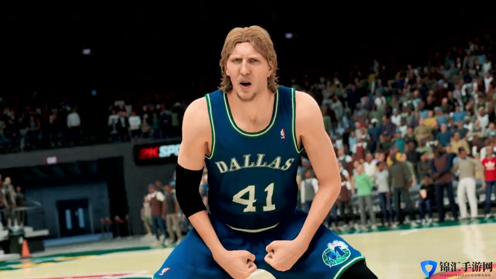 诺维斯基41号球衣退役 NBA2K官方发游戏版视频纪念